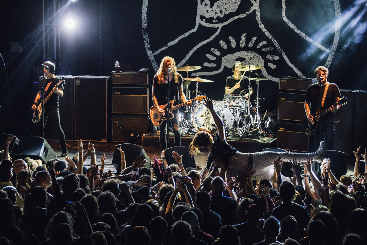 Against Me Set The Granada On Fire.